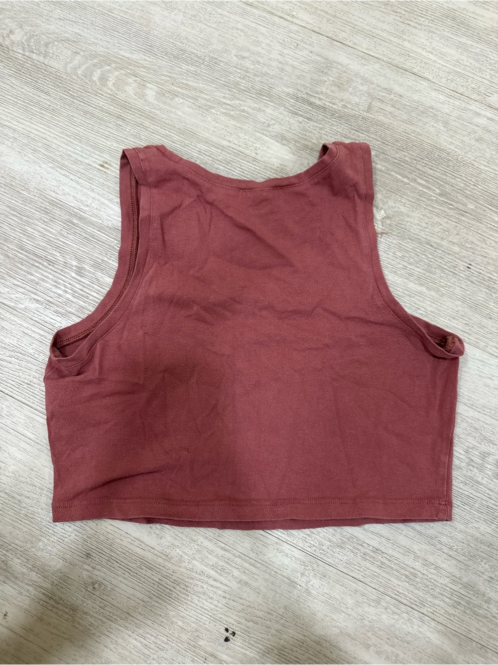 Charlotte Russe Rust Crop Tank Top - Picture 3 of 3